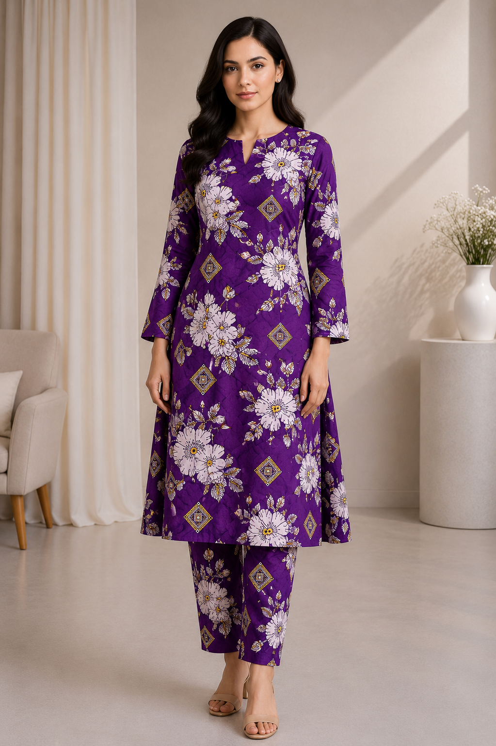 GIRLS STITCHED 2 PC SUIT - D2